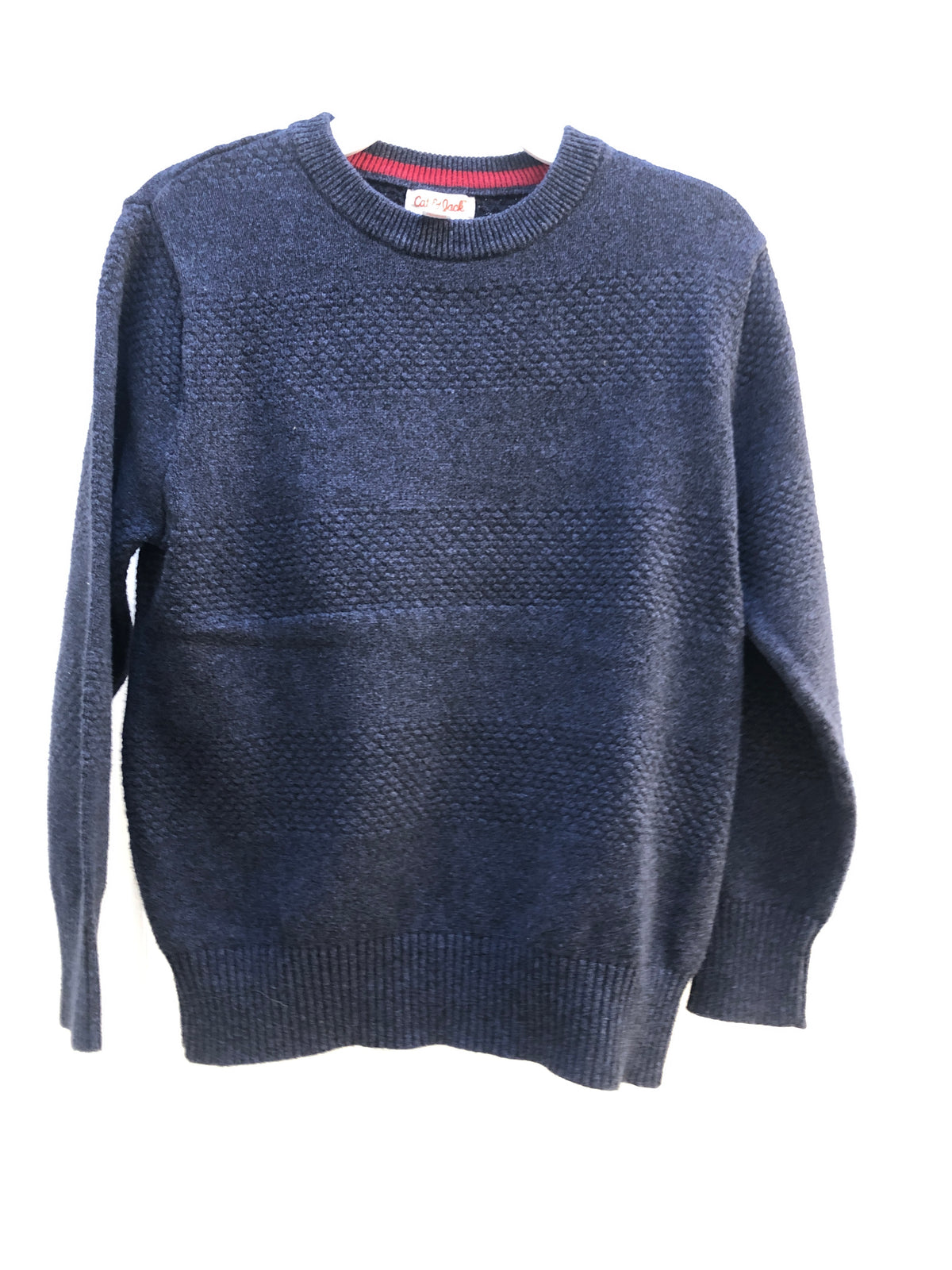 Navy blue dress sweater 100% Cotton - size Youth - 6 (S)