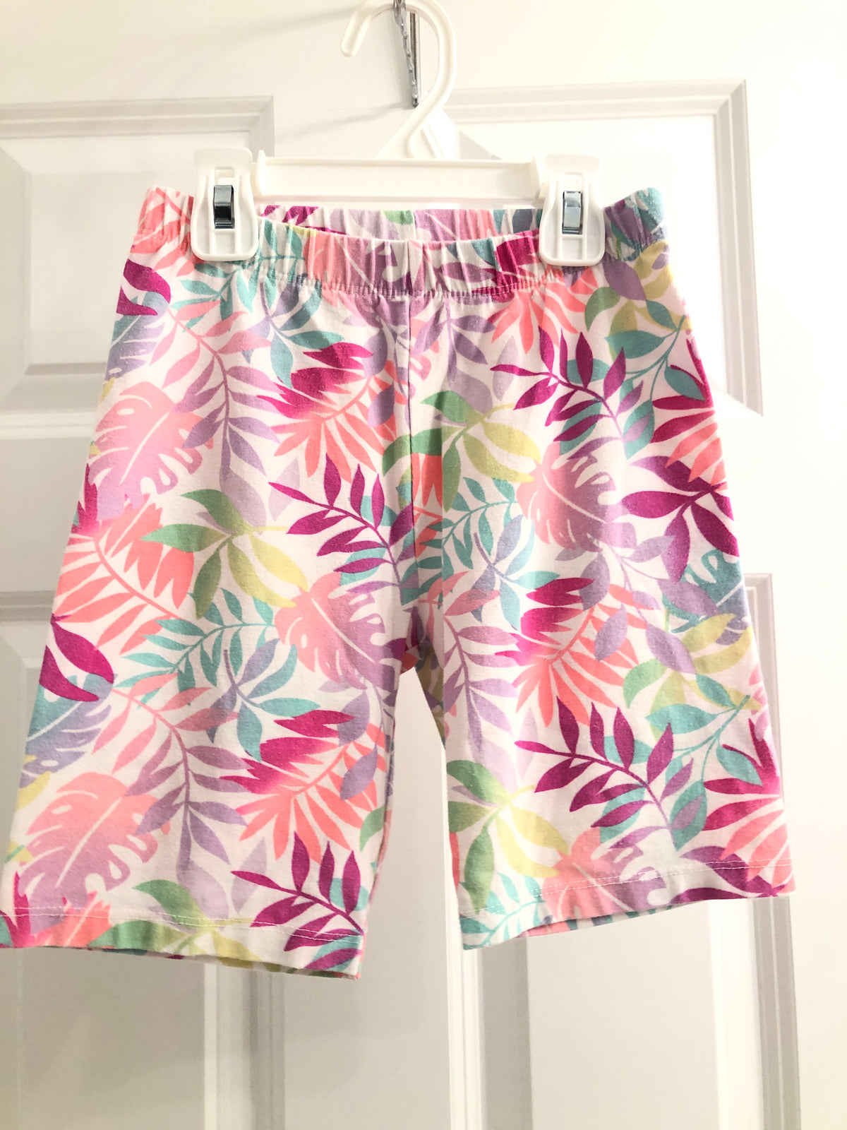 Leaves rainbow shorts Cotton - size Youth - 7 (S)