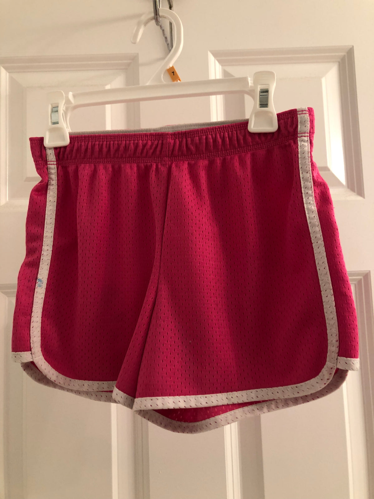 Justice Hot pink shorts - size Youth - 10 (L)