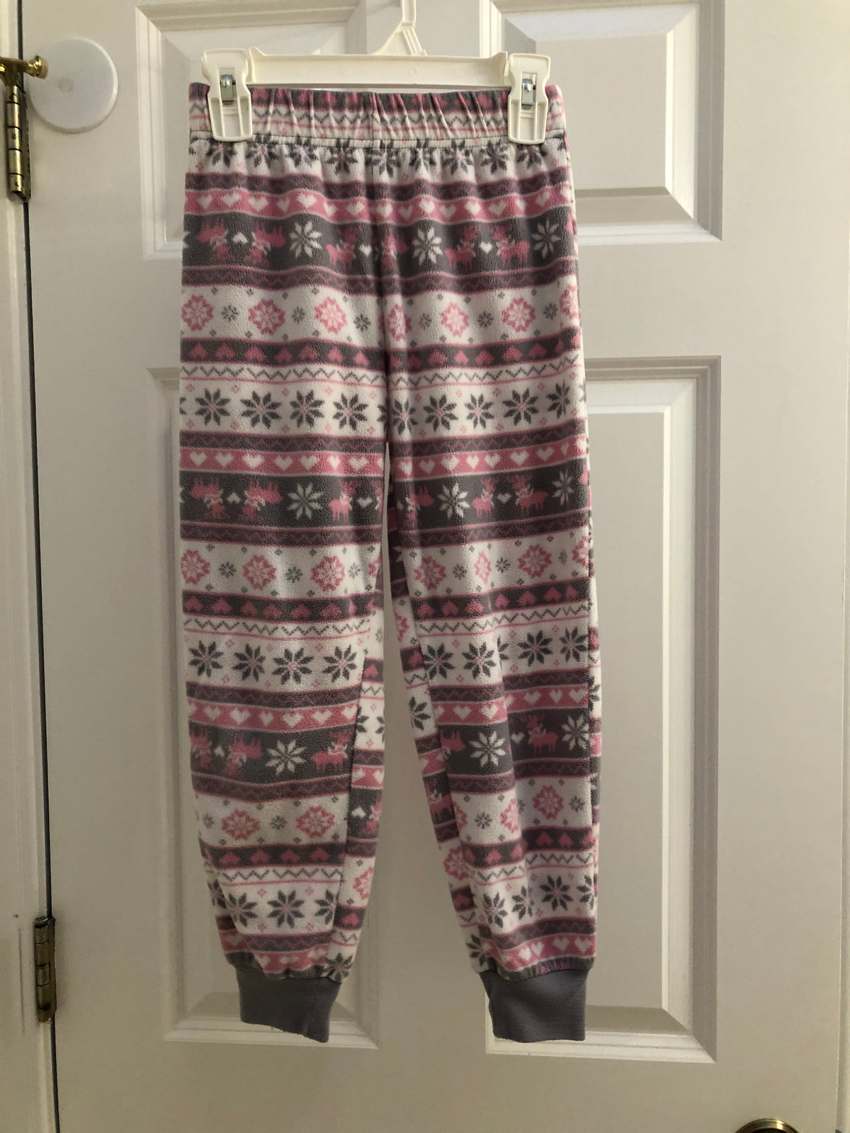 Pajama pants Pink and gray - size Youth - 6 (S)