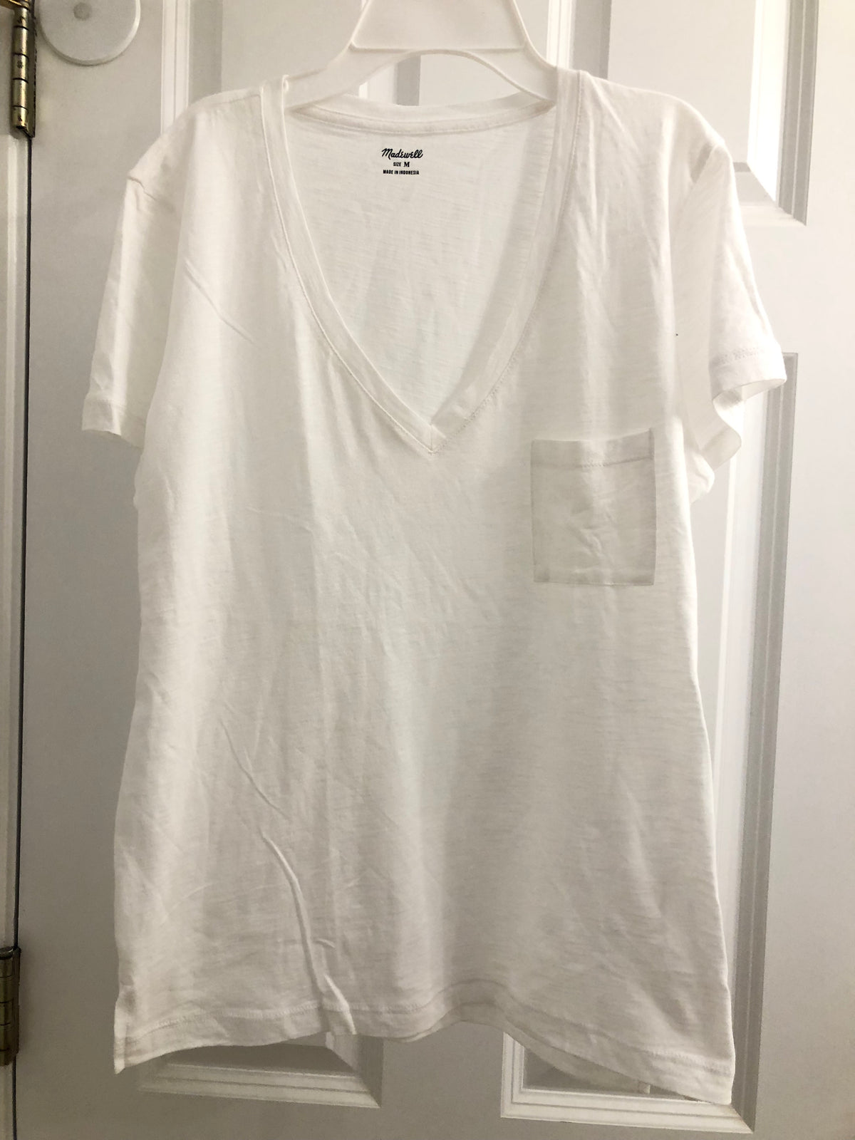 Cotton white t-shirt Like new - size Women - M (8/10)