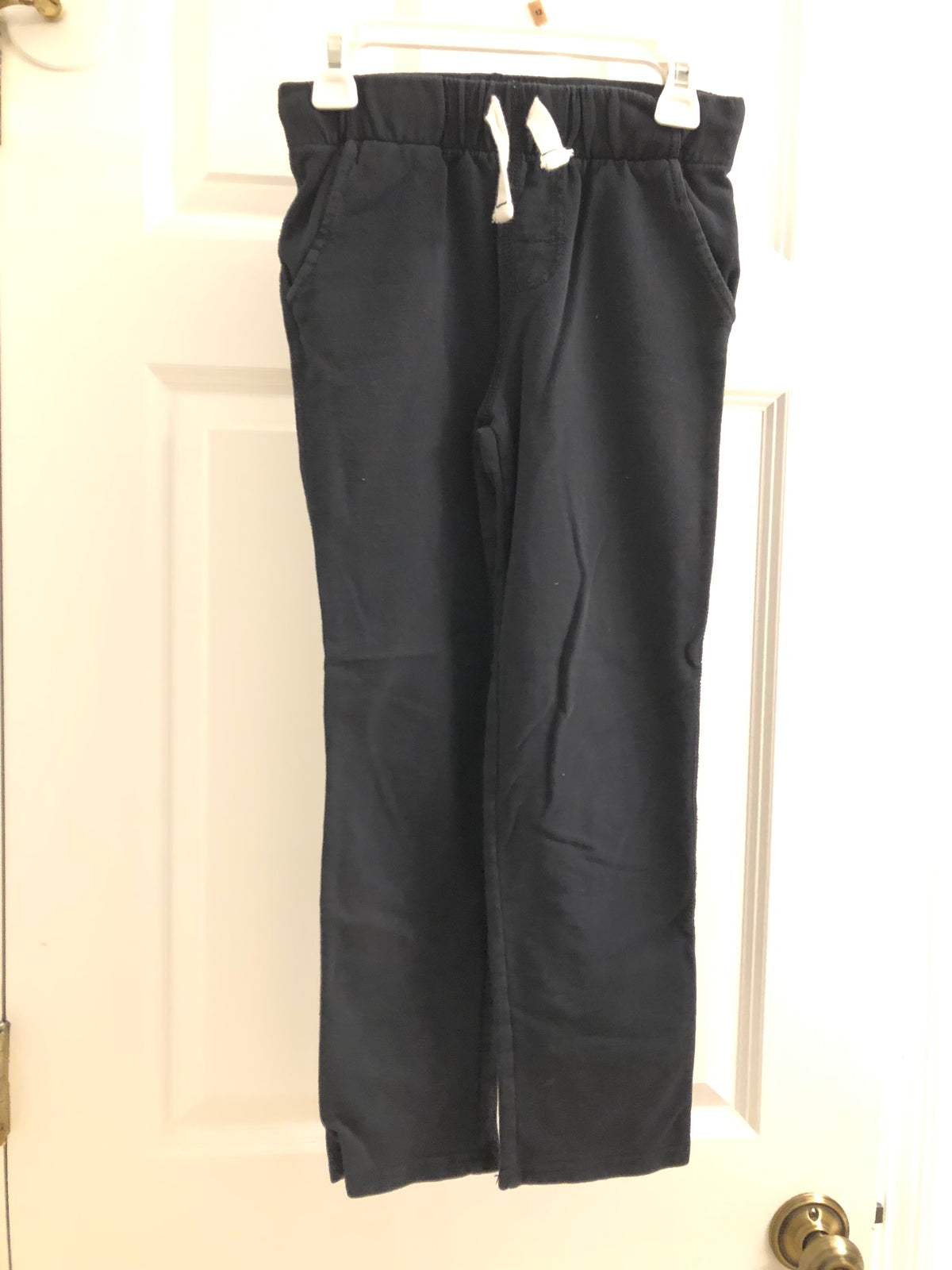 Black cotton pants - size Youth - 7 (S)