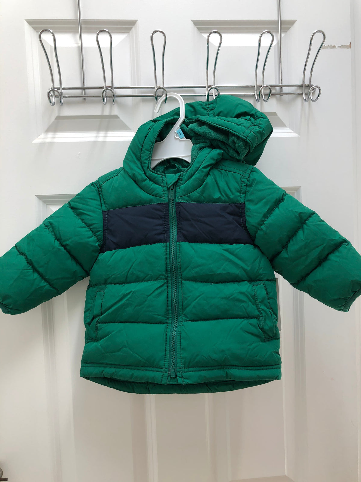 New green coat Old navy - size Month - 12-18 / 18M
