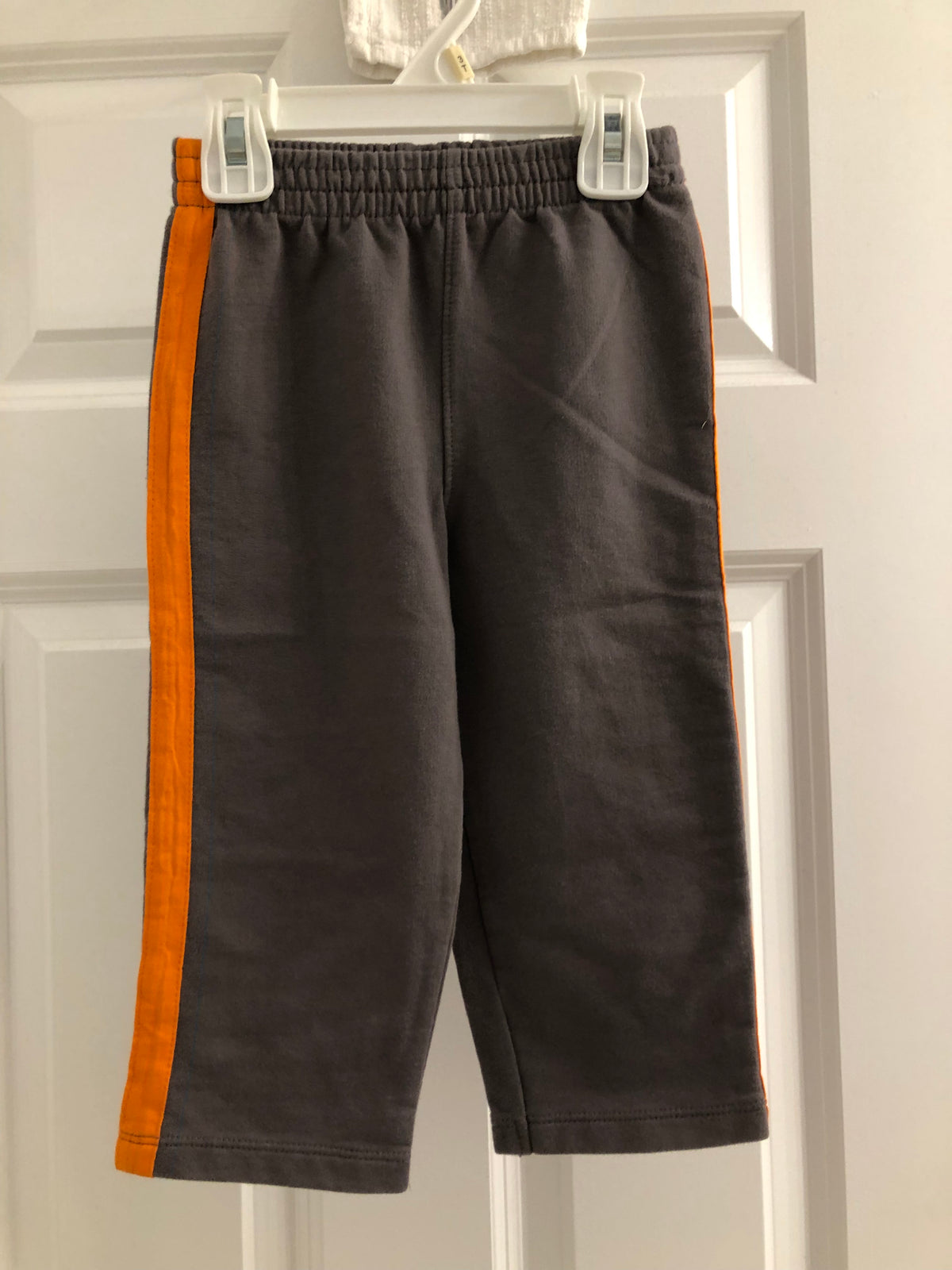 New brown pants With orange stripe - size Month - 18-24 / 24M
