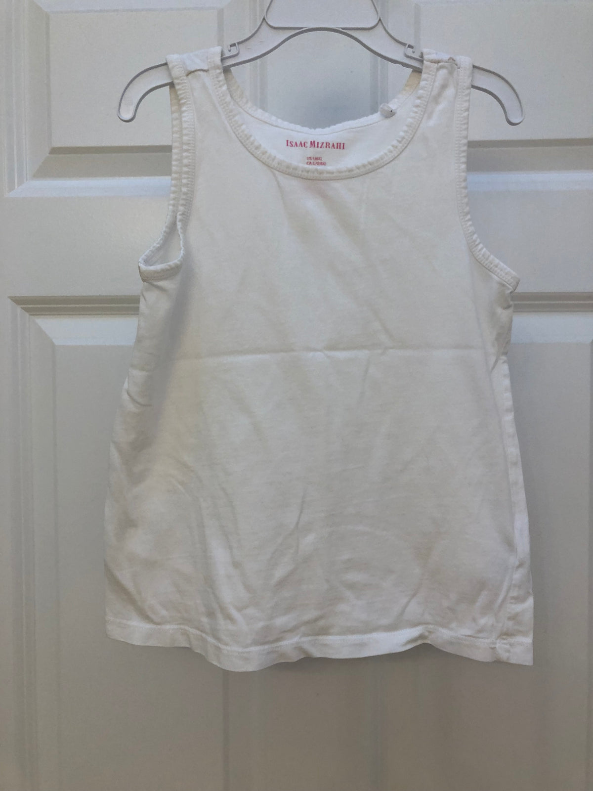 White tank Isaac Mizrahi - size Youth - 5 (XS)
