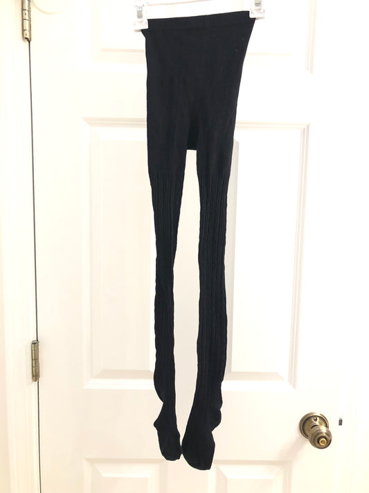 Black tights Hardly used - size Youth - 8 (M)