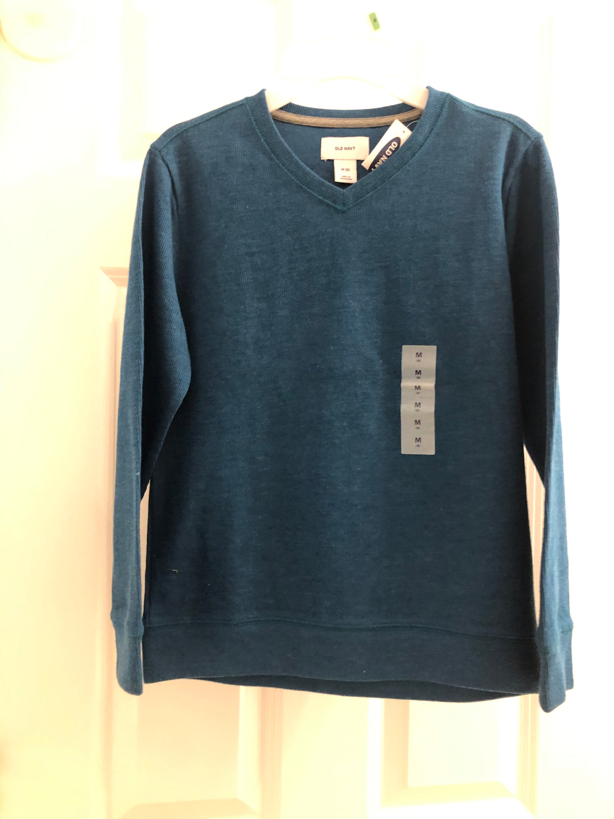 New sweater teal Old navy. Cotton - size Youth - 8 (M)