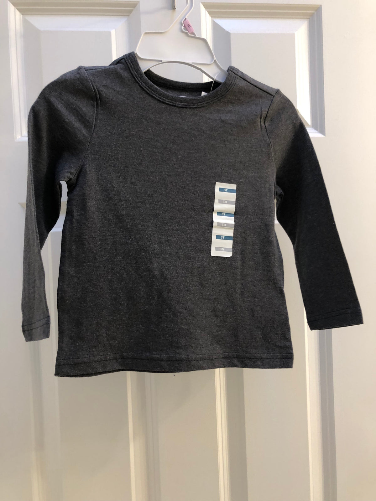 New dark dray tee Long sleeve - size Toddler - 2T