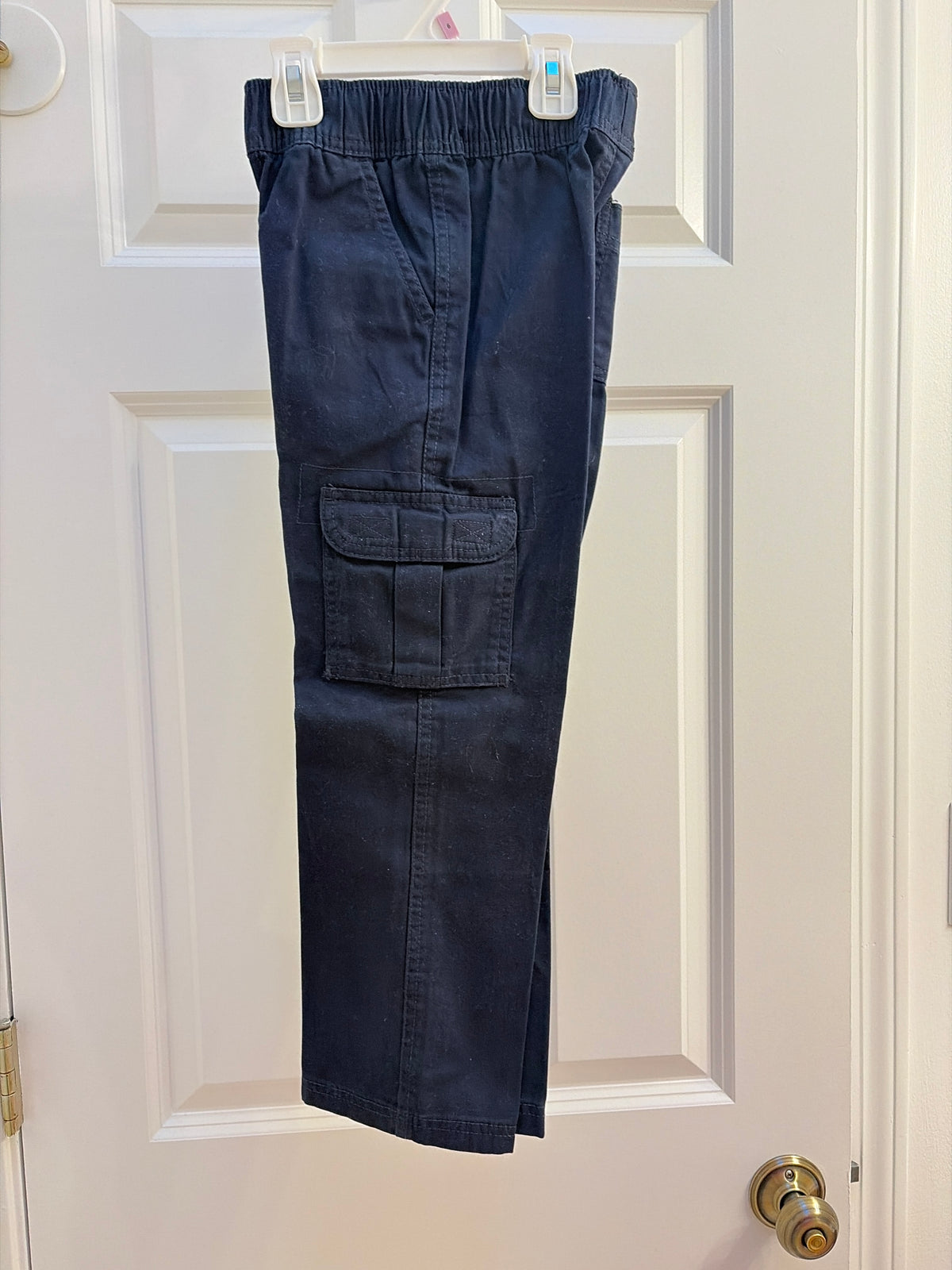 Cargo navy dress pants School uniform. - size Youth - 6 (S)