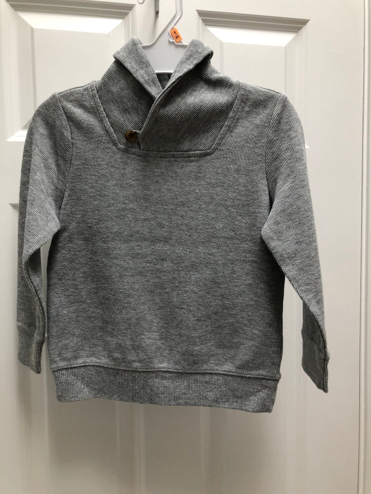 Gray sweater w/botton Like new - size Toddler - 5T