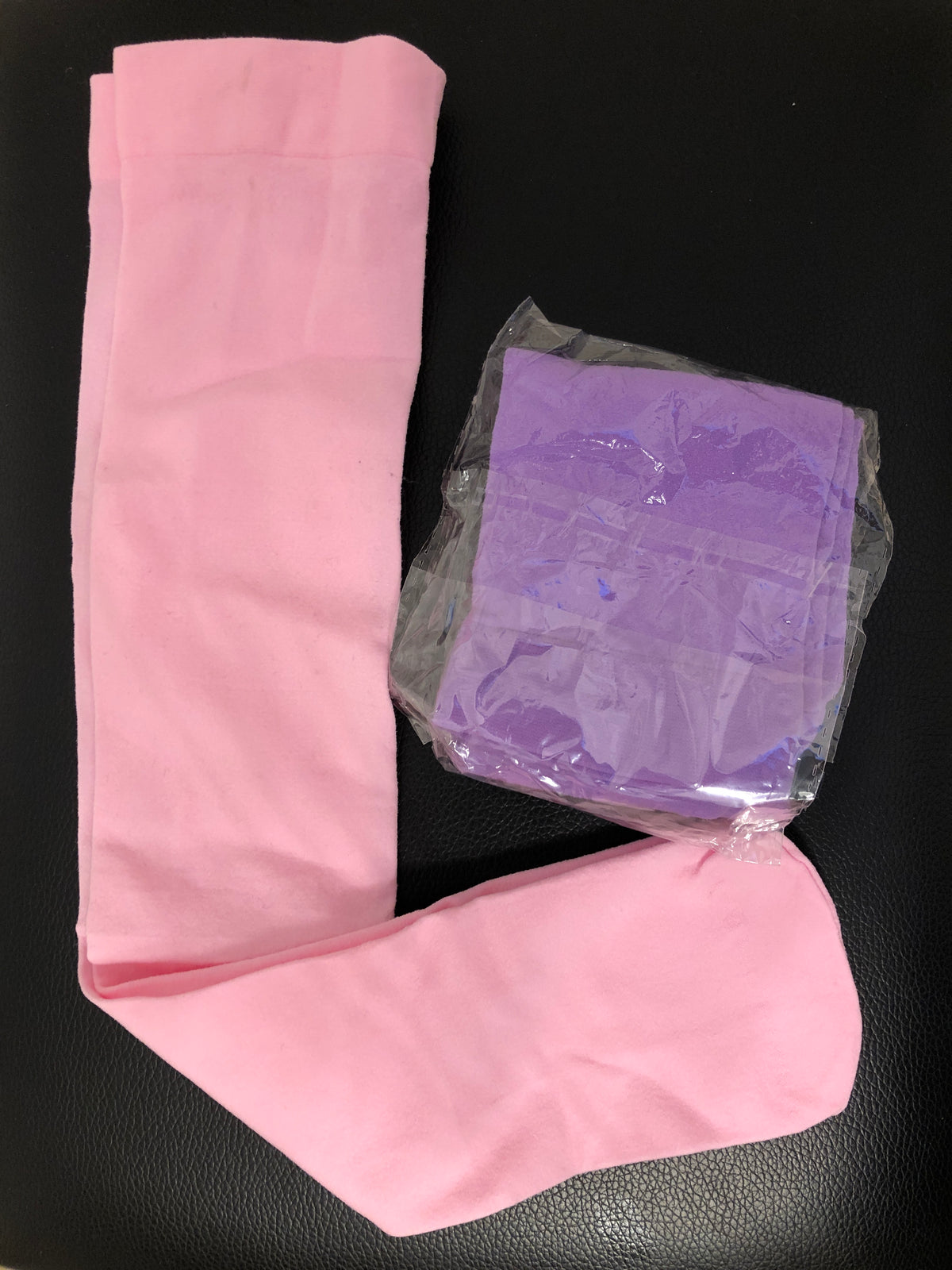 New Long socks Pink and purple - size Youth - 7 (S)