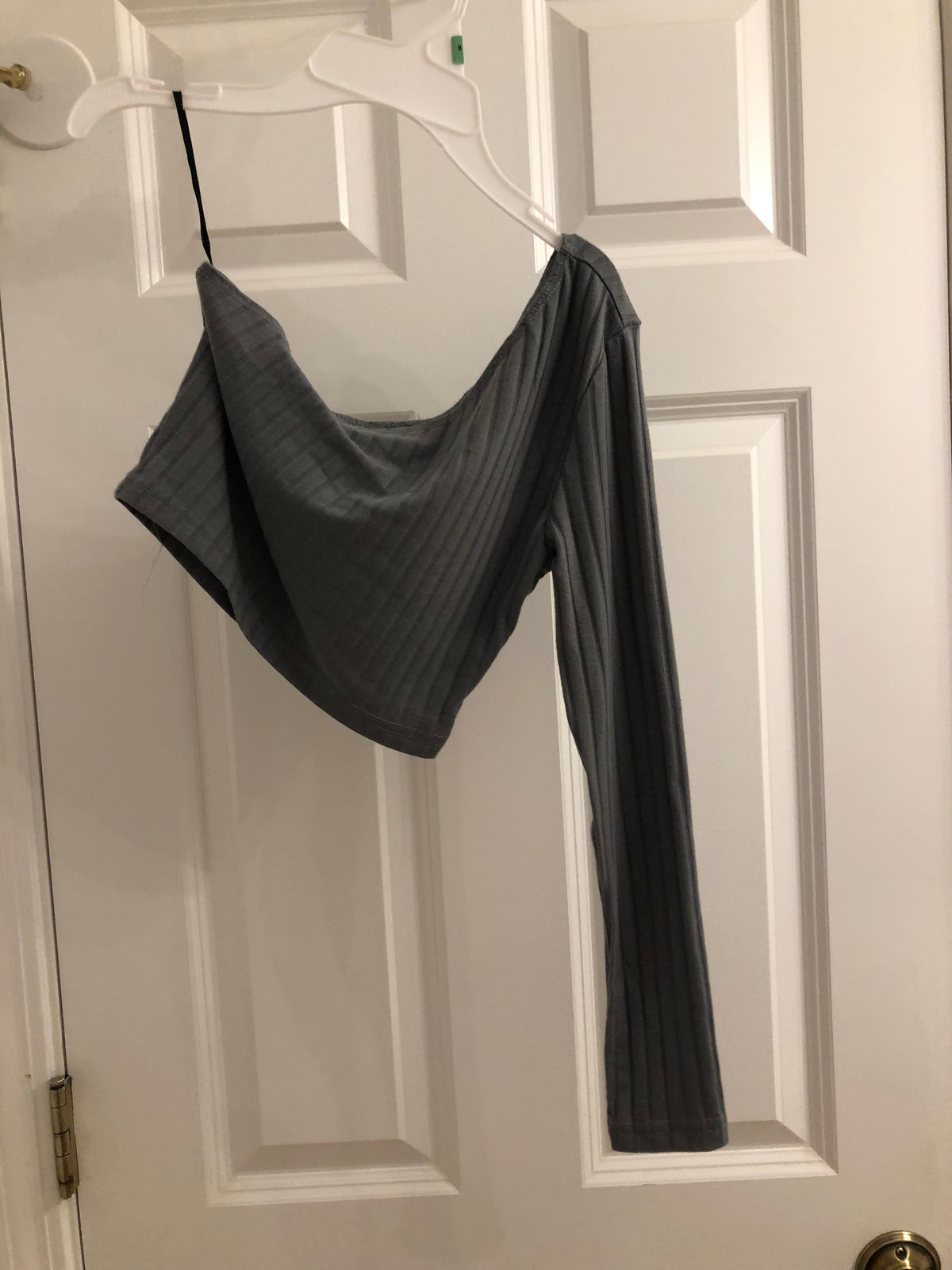 Shein gray tank One long sleeve - size Youth - 7 (S)