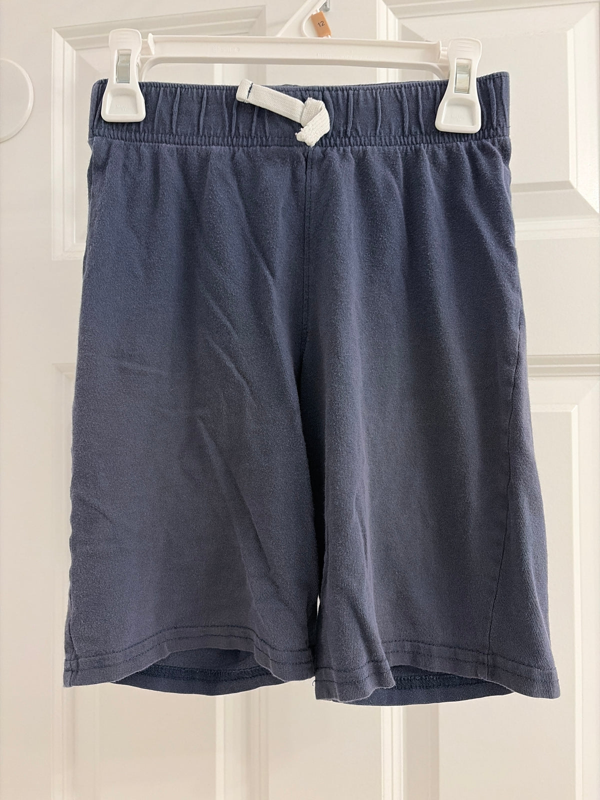 Blue cotton shorts - size Youth - 7 (S)