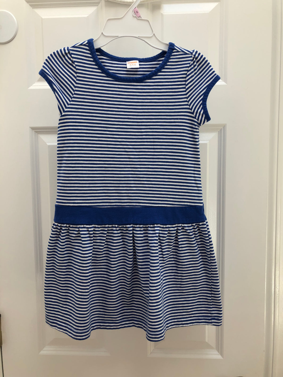 Gymboree striped dress White blue - size Youth - 5 (XS)