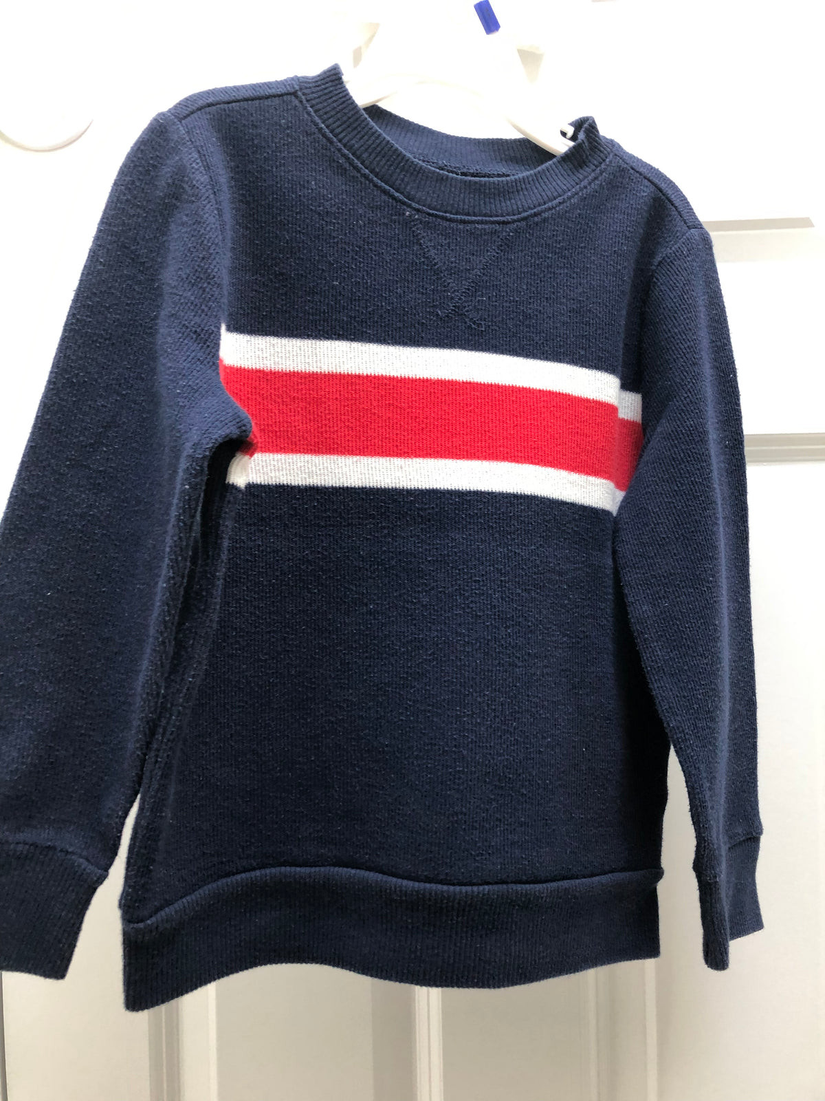 Navy blue sweater W/ red stripe - size Toddler - 5T