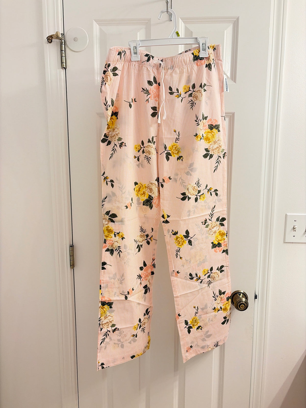 Pan new pajama pants Pink floral - size Women - M (8/10)