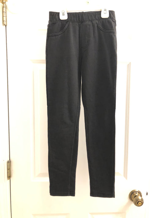 Black Jeggings EUC - size Youth - 7 (S)