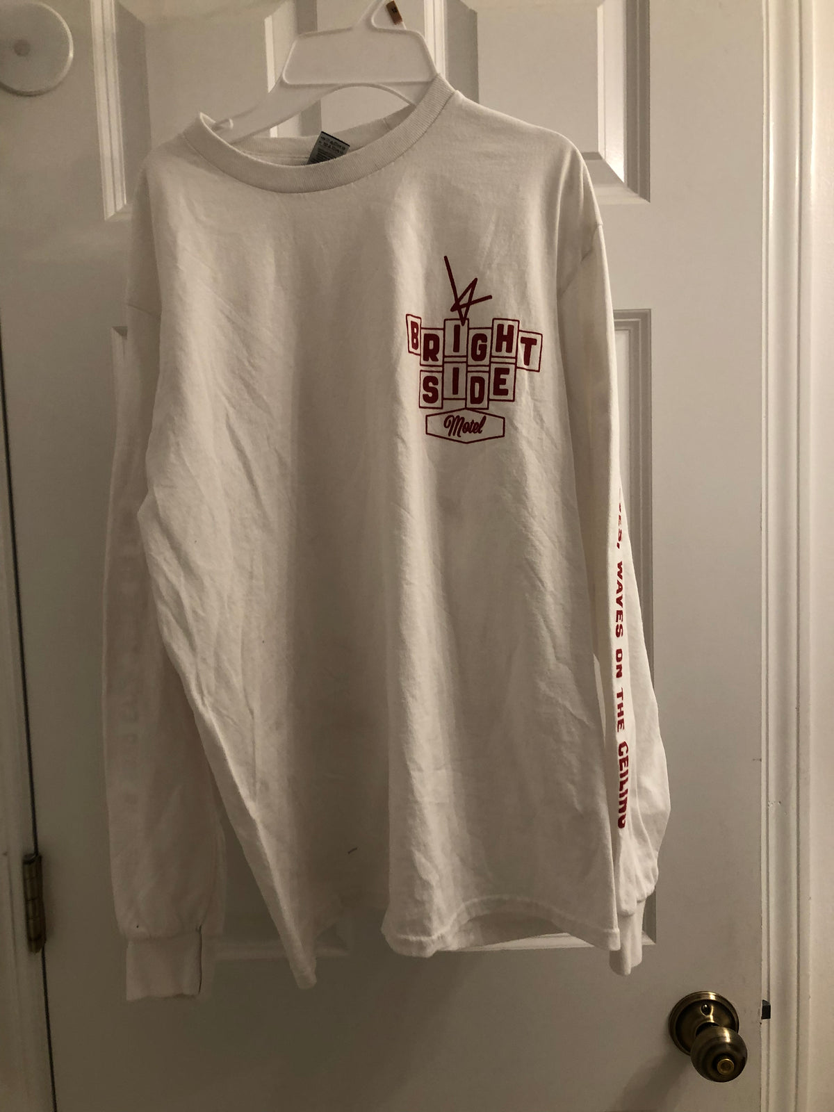 White long sleeve tee - size Women - M (8/10)