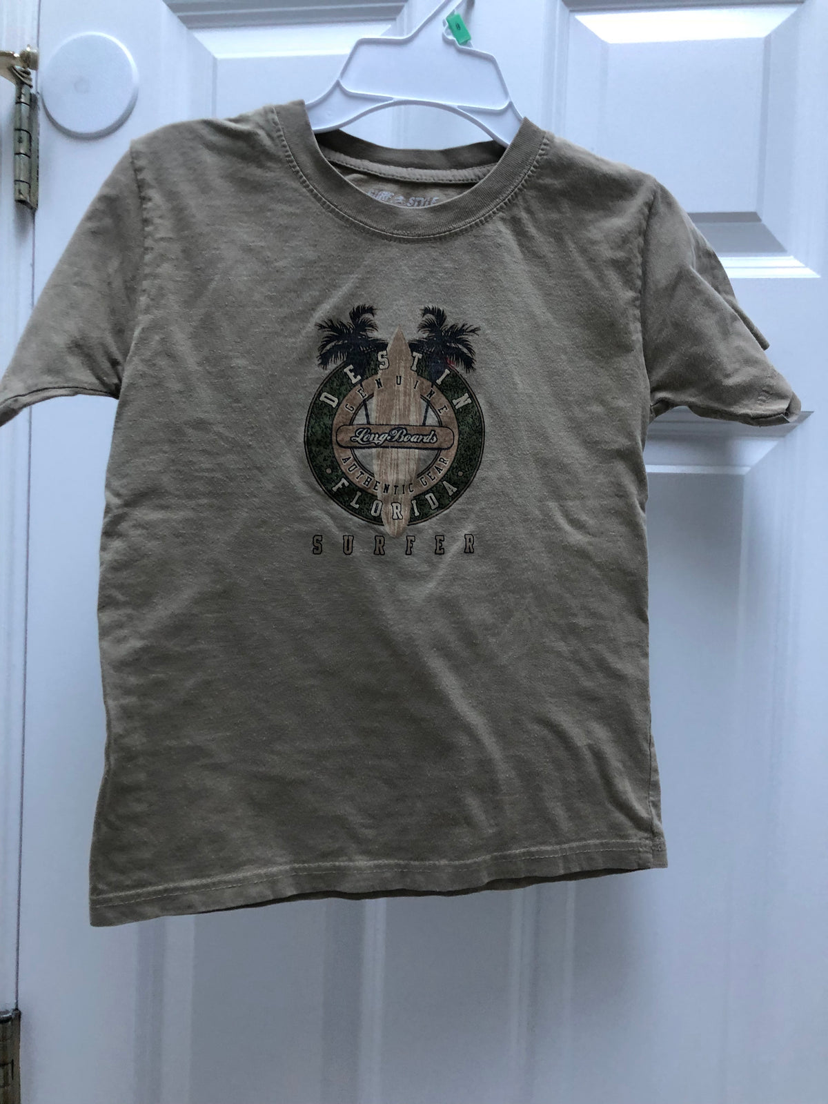 Brown t-shirt Destin, FL - size Youth - 5 (XS)
