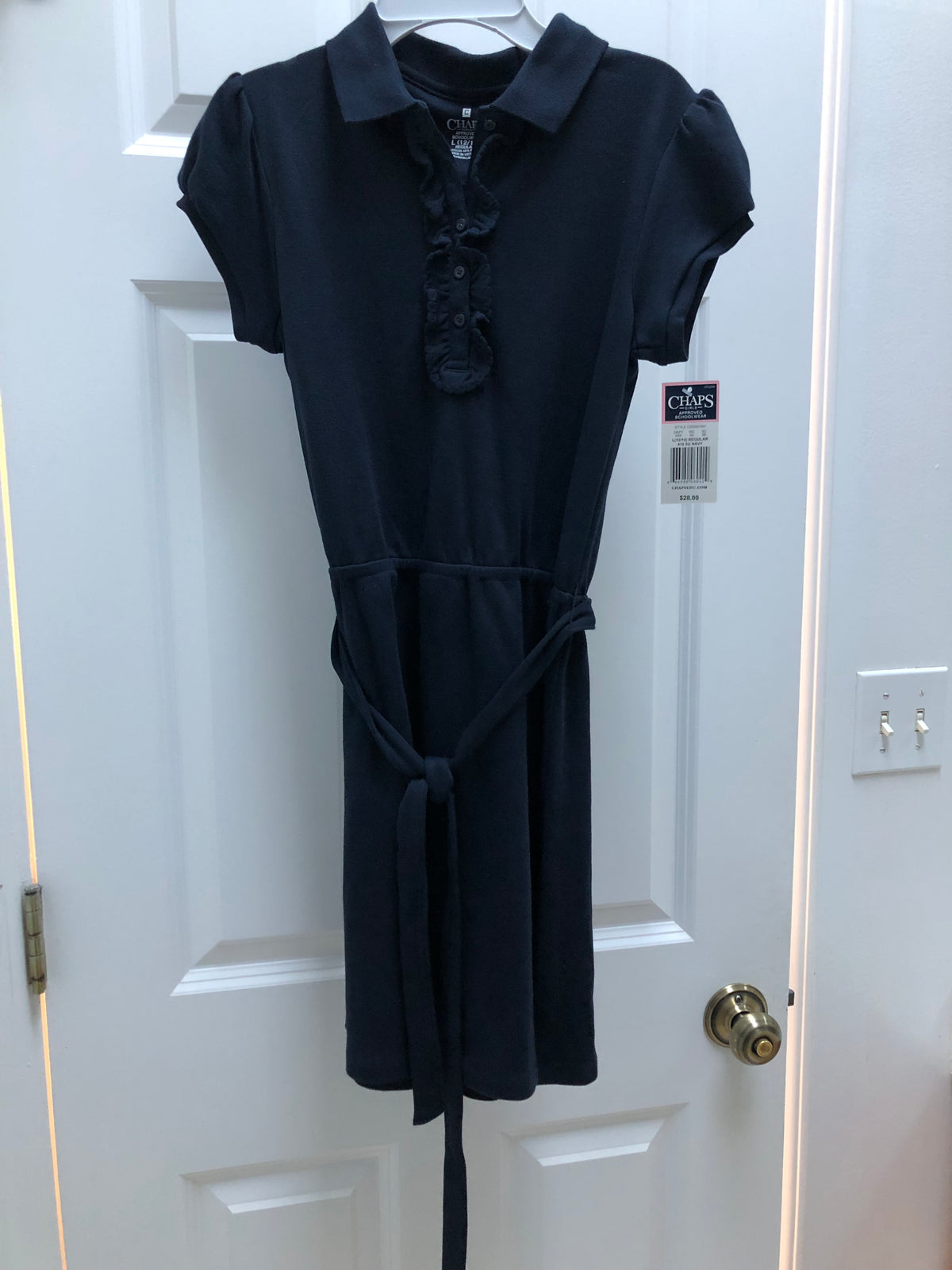 New Chaps dress Navy blue uniform - size Youth - 12 (L)