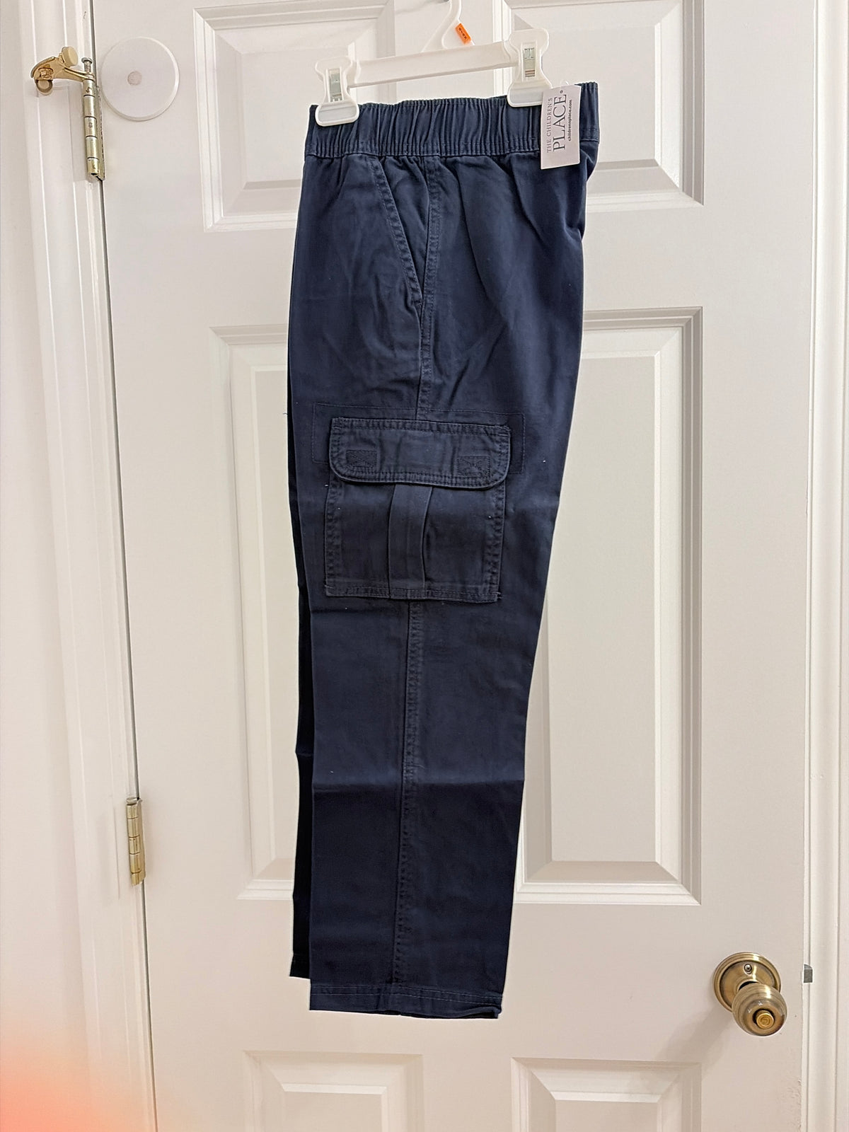 NWT new cargo pants Navy blue - size Youth - 10 (L)