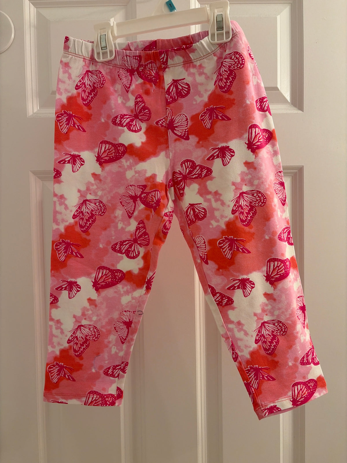 New pink capri Butterfly. - size Youth - 10 (L)