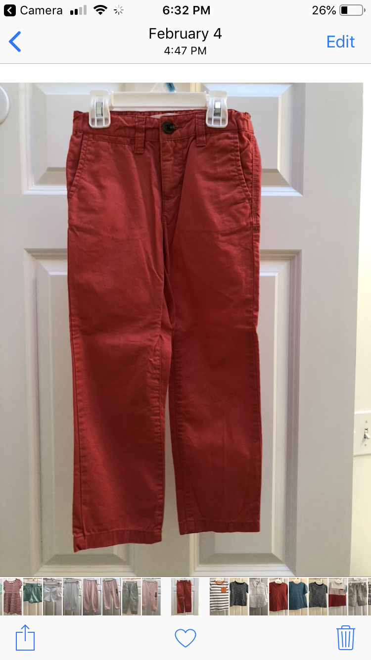 peach dress pants 100% cotton - size Toddler - 5T