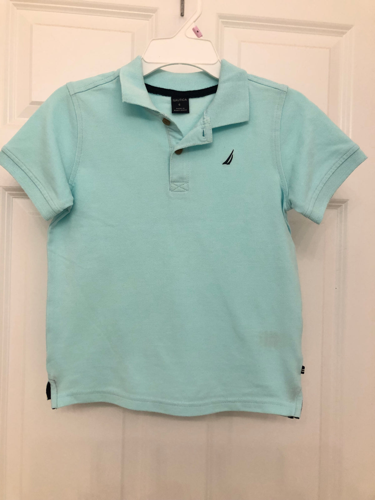 Nautica polo shirt Turquoise. Hardly worn - size Youth - 6 (S)