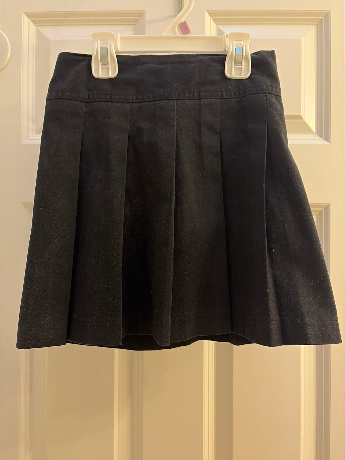 Black 100% cotton shirt School unform - size Youth - 7 (S)