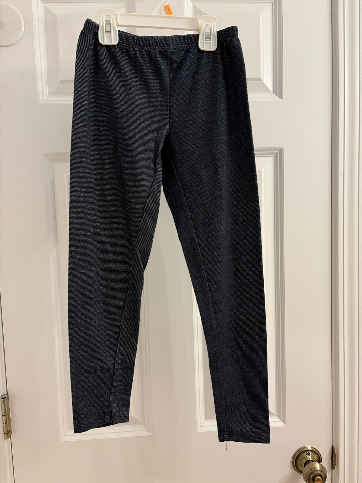 Cotton leggings Navy blue - size Youth - 10 (L)