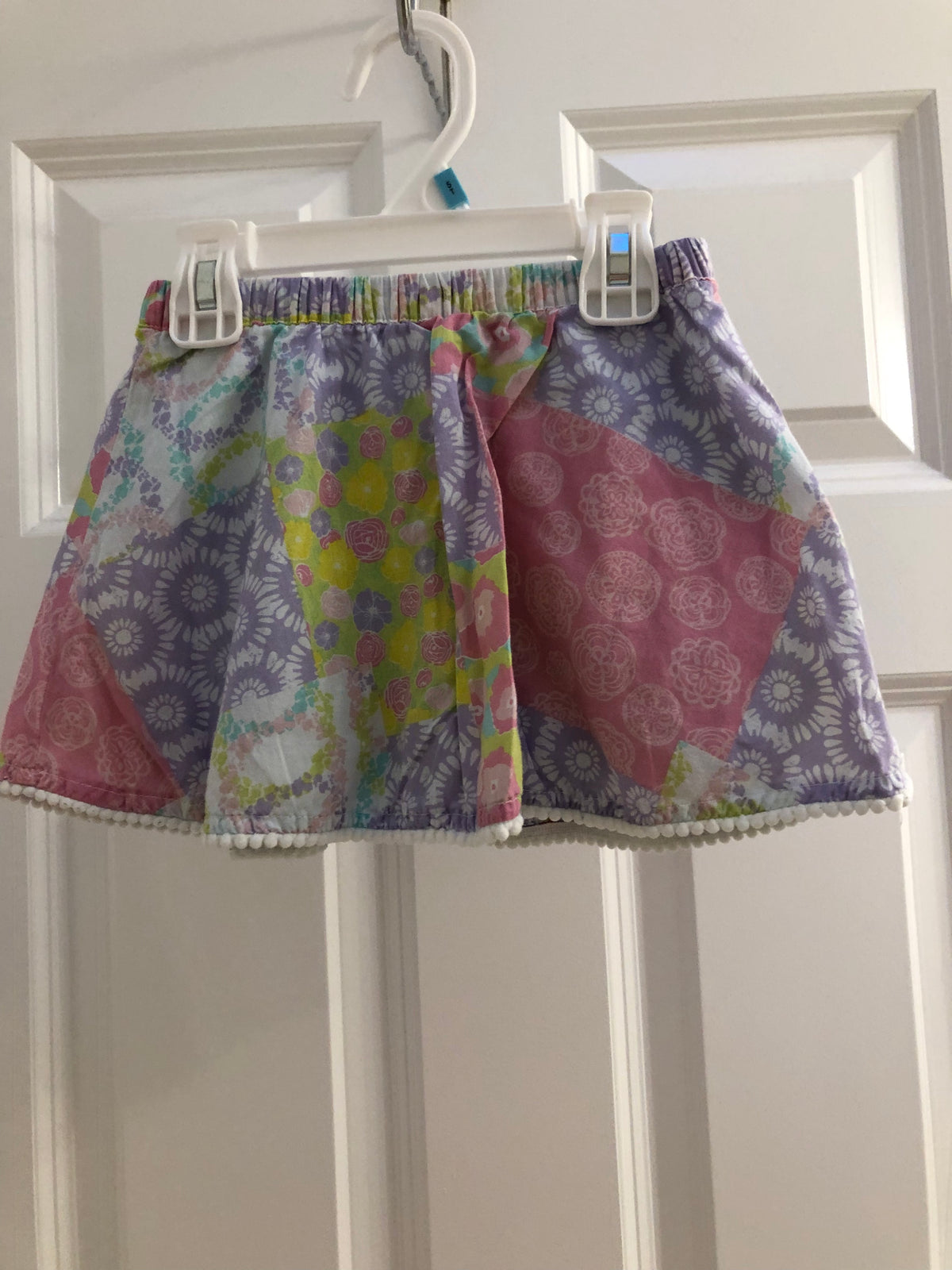 Multi color skirt 100% cotton - size Youth - 5 (XS)