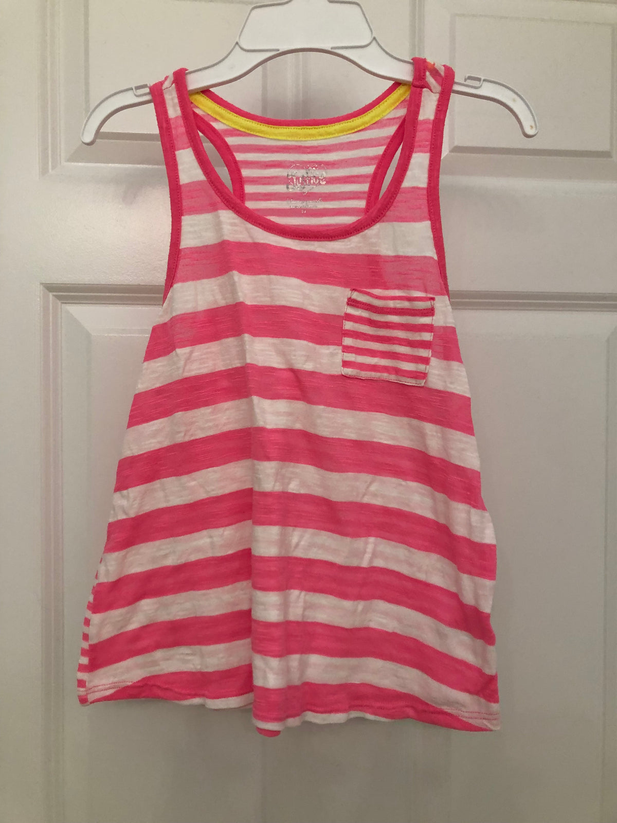 Justice tank Striped pink - size Youth - 10 (L)