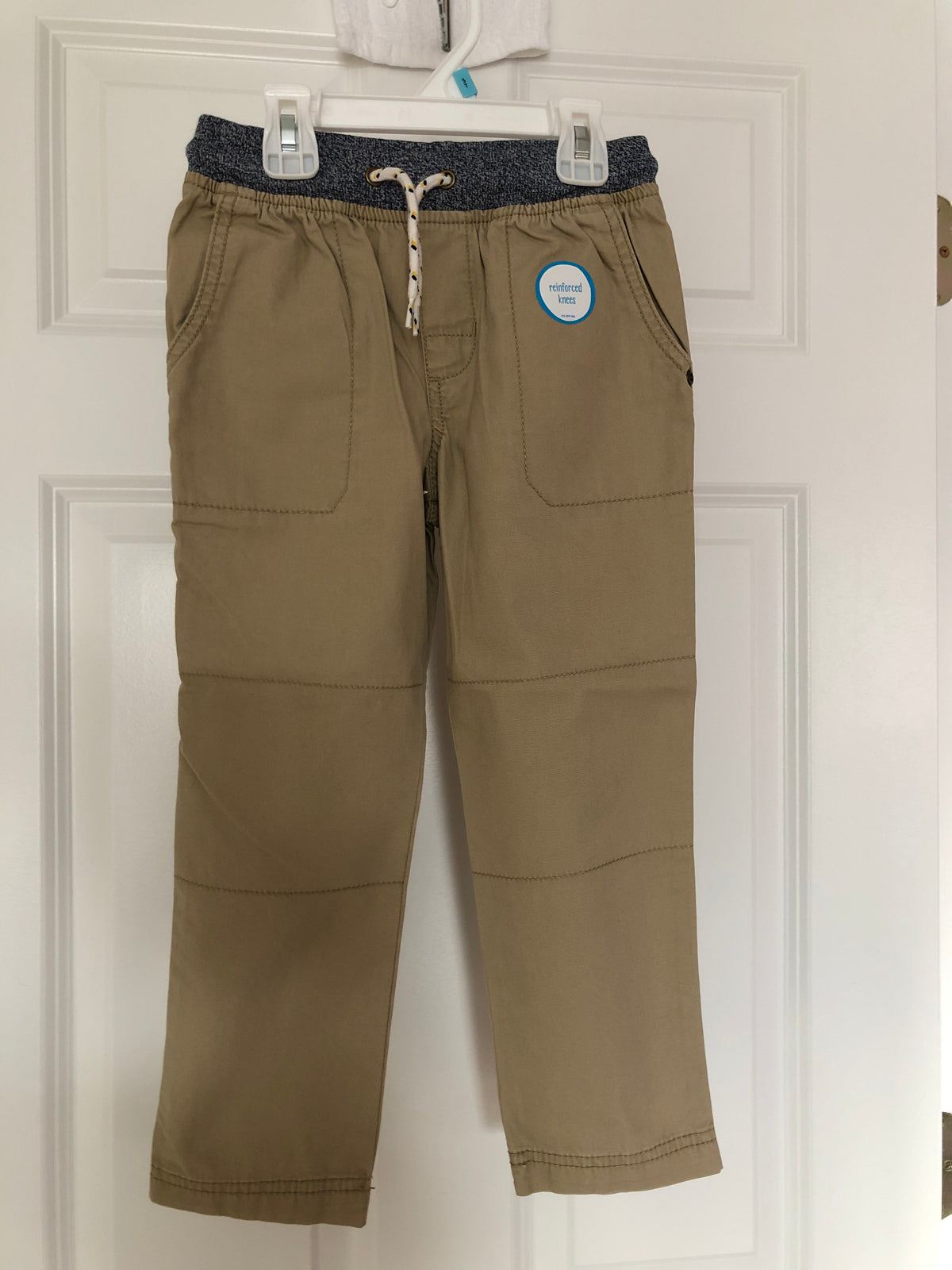 New khaki pants Carters - size Youth - 4 (XS)