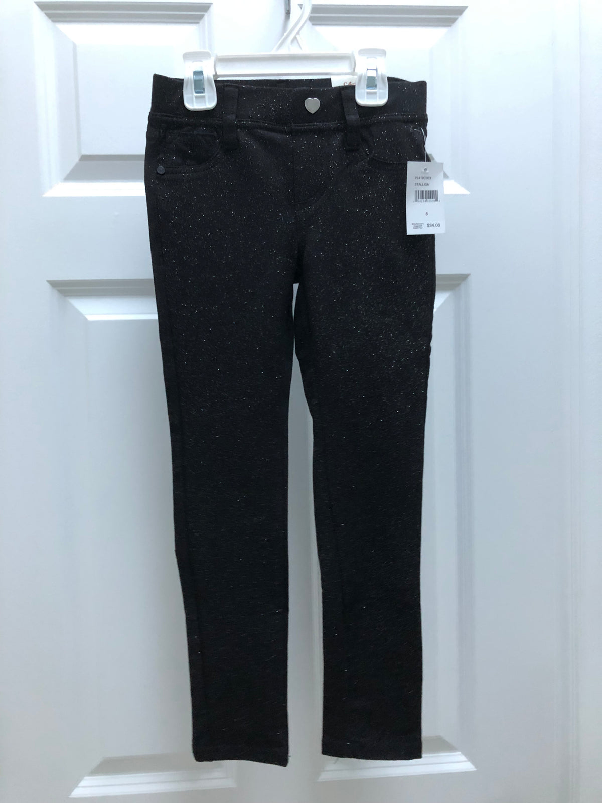 New black dress pants Sparkly - size Youth - 6 (S)