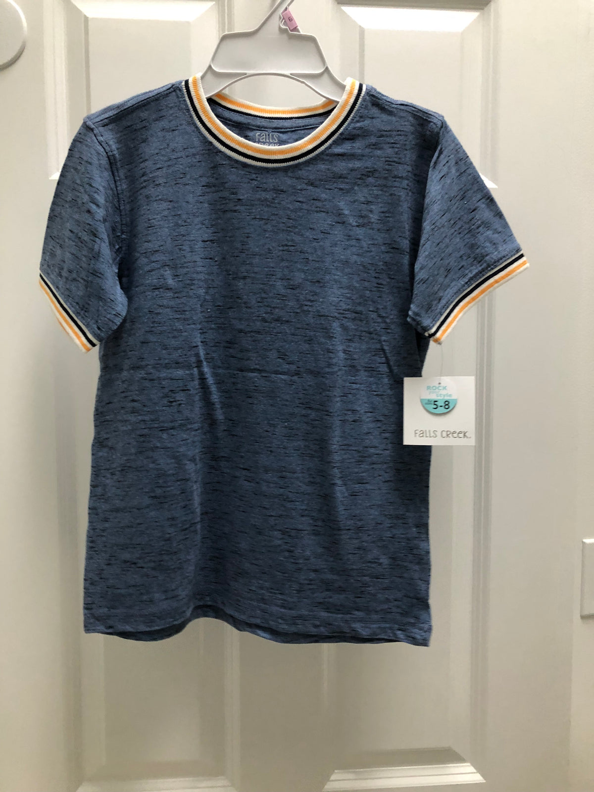 New blue t-shirt - size Youth - 5 (XS)