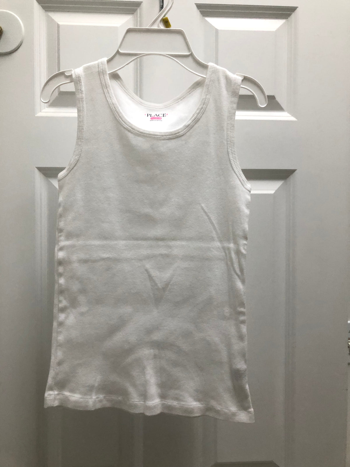 CP white tank - size Youth - 14 (XL)