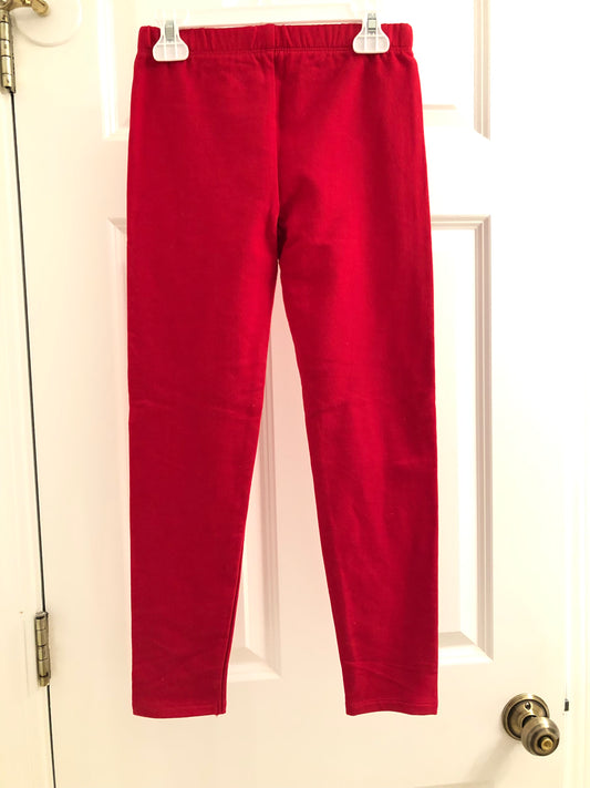 New fleece lined legging Red - size Youth - 8 (M)