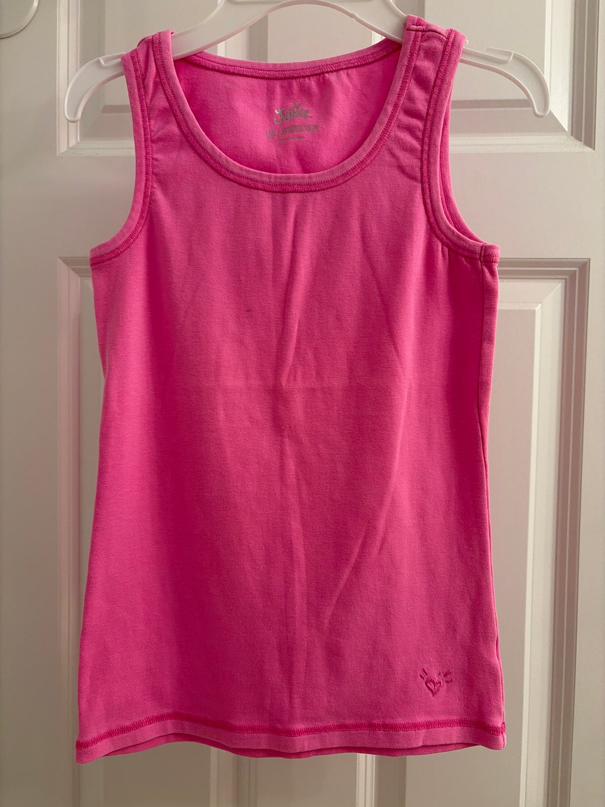 Justice tank top Hot pink - size Youth - 10 (L)