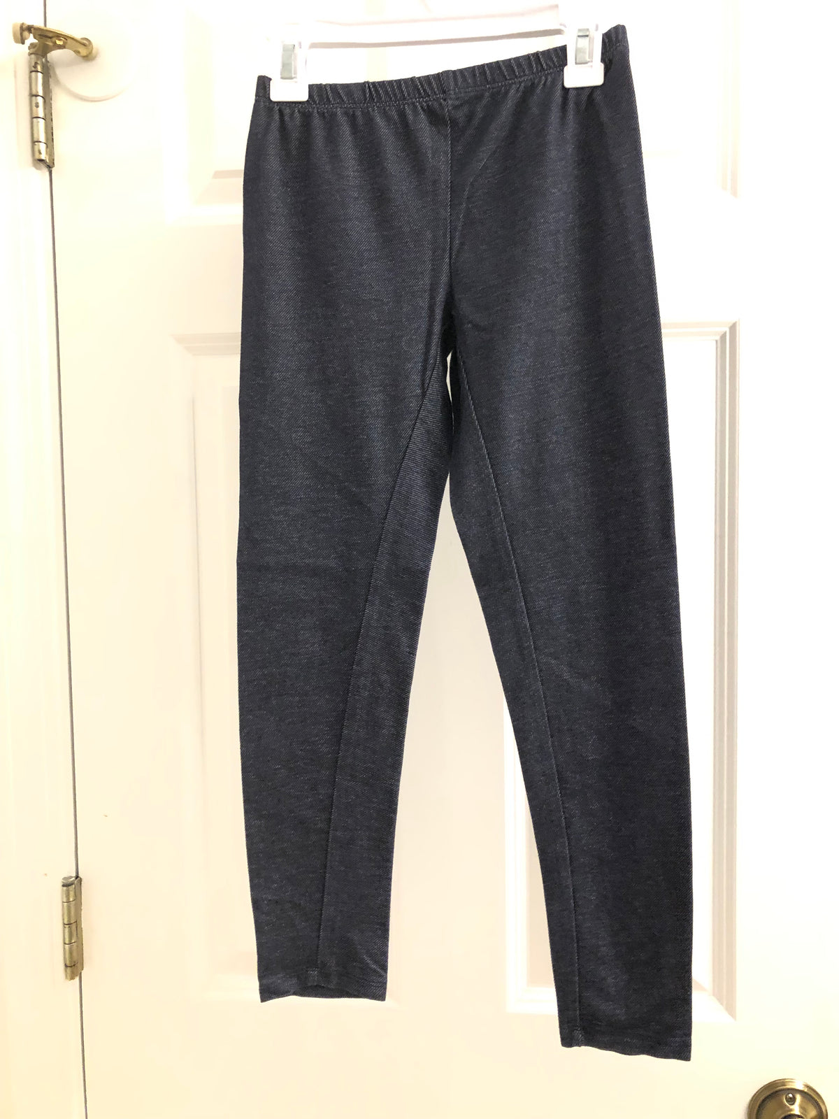 New navy blue leggings Cotton - size Youth - 10 (L)