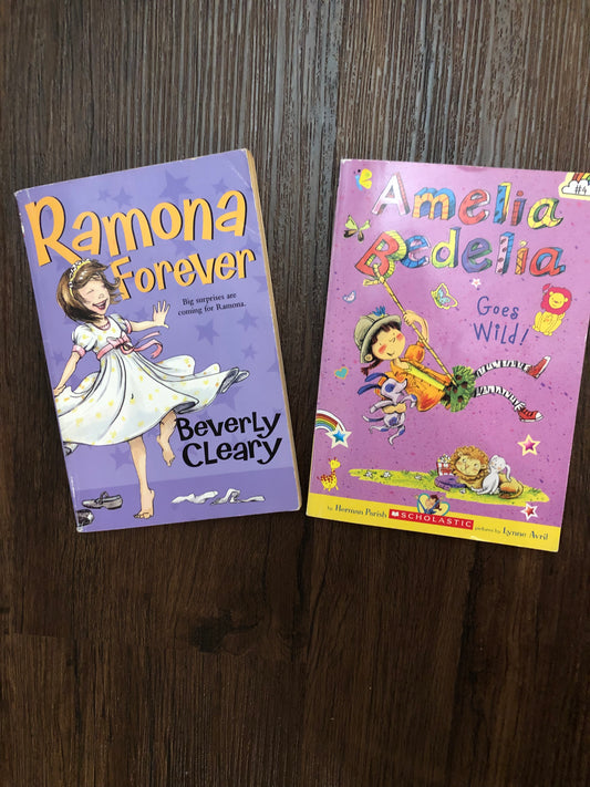 Set of 2 girl books Ramona