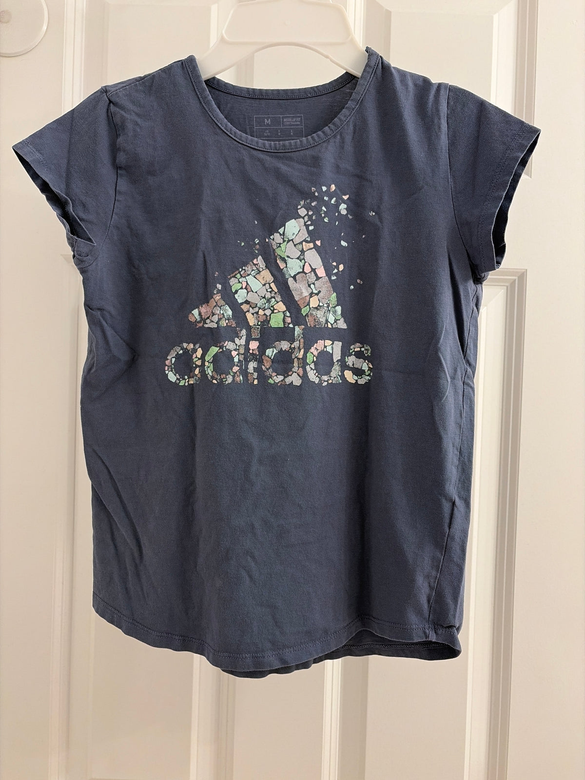 Blue Africa's t-shirt Cotton - size Youth - 8 (M)