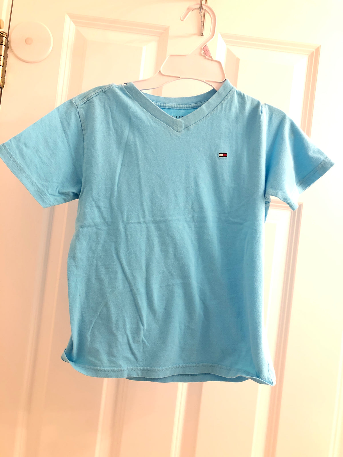 Hilfiger blue t-shirt Cotton - size Youth - 6 (S)