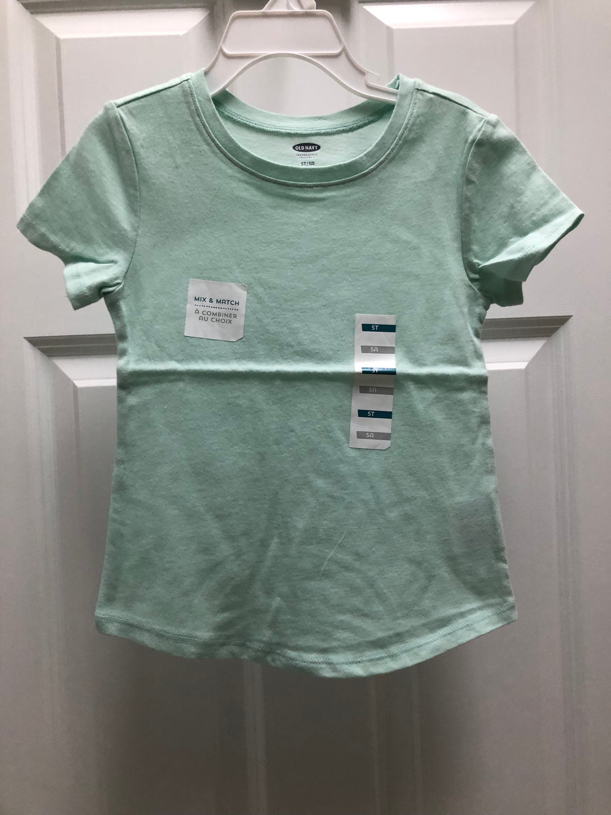 New turquoise t-shirt Old navy - size Toddler - 5T