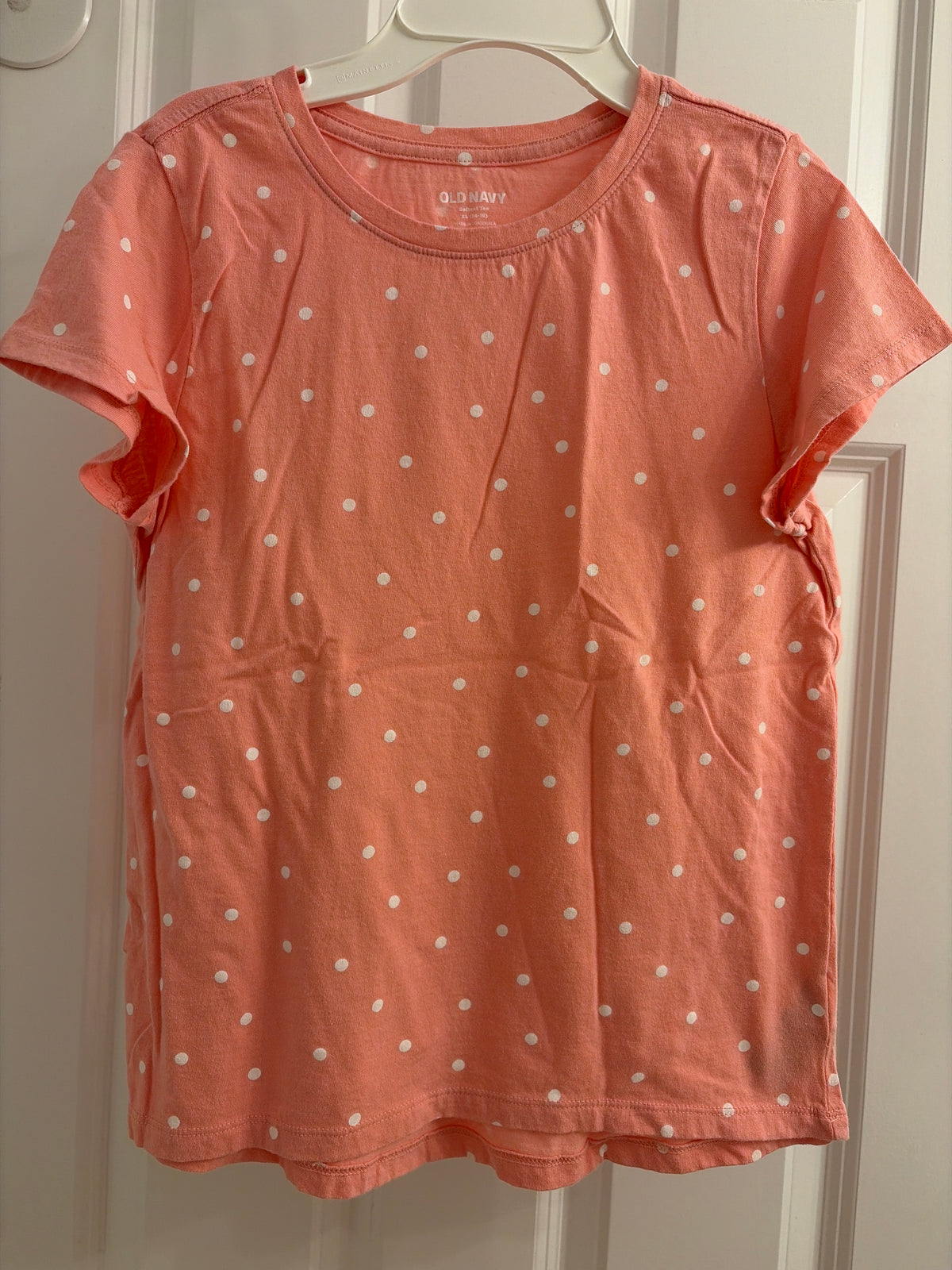 Polka dot t-shirt Pink - size Youth - 12 (L)