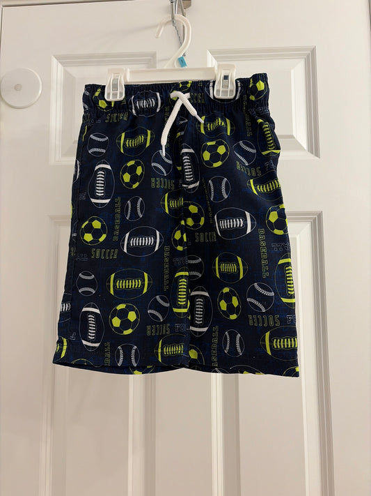 Boys swim shorts With basketball - size Youth - 8 (M)