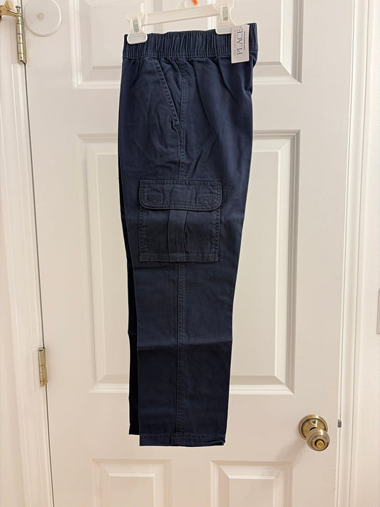 NWT new cargo pants Navy blue - size Youth - 8 (M)