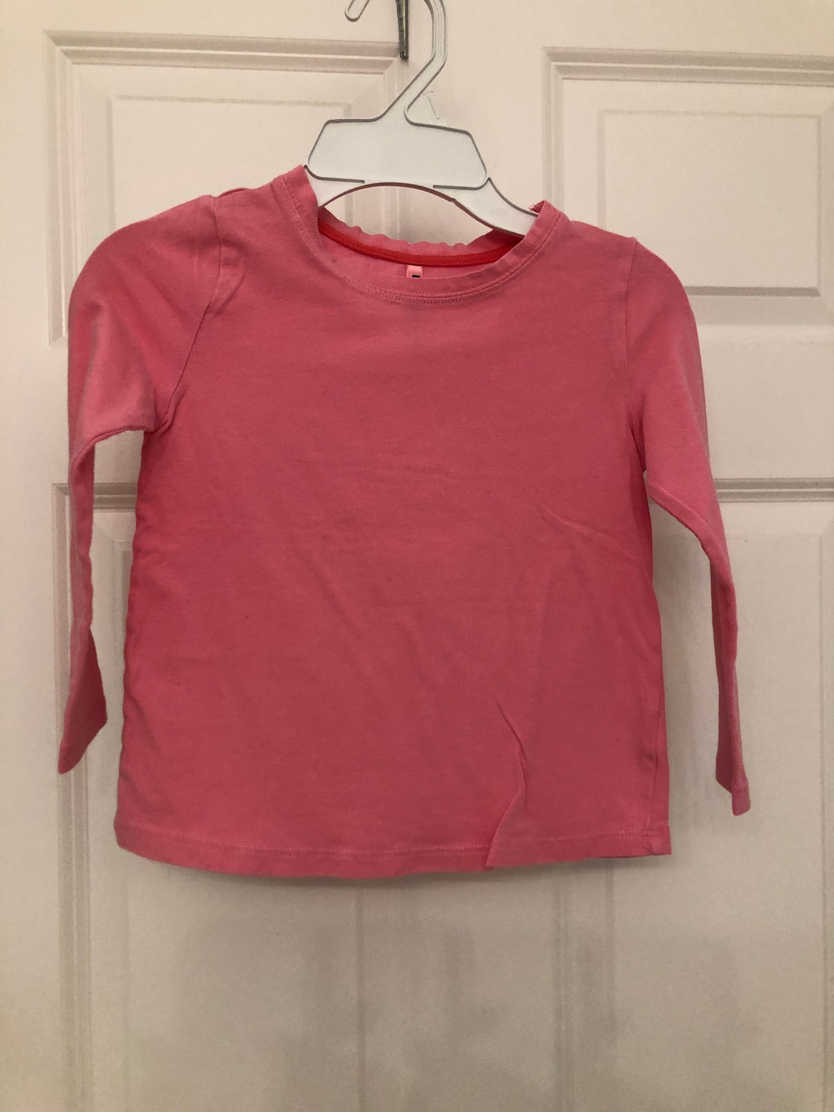 Long sleeve tee Pink - size Youth - 4 (XS)