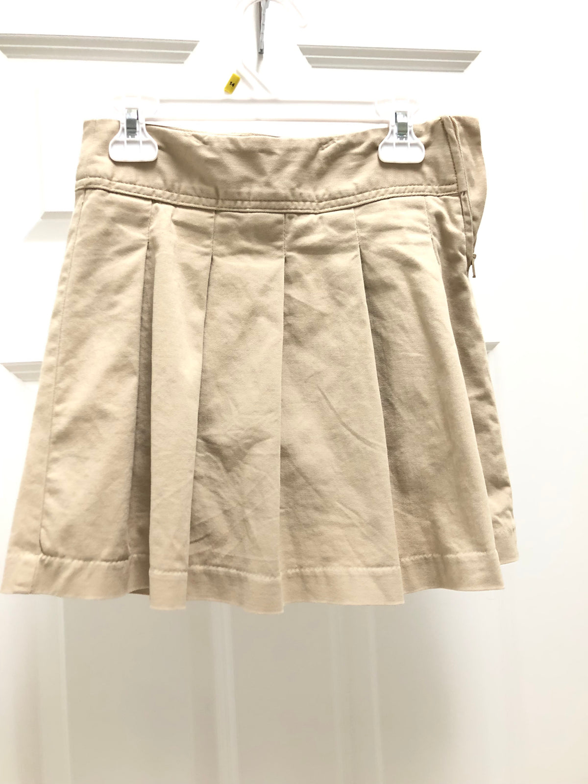 Khaki cotton skirt School uniform - size Youth - 8 (M)