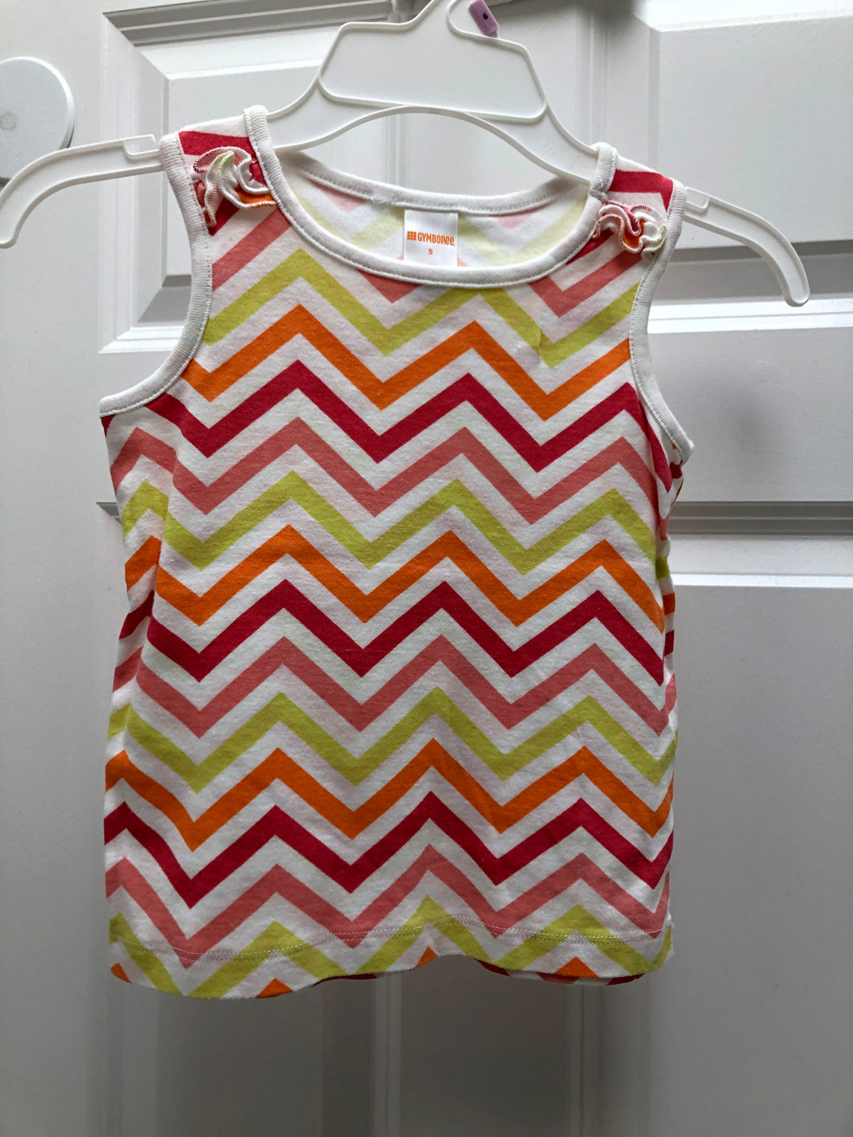 Gymboree tank orange red green - size Toddler - 4T