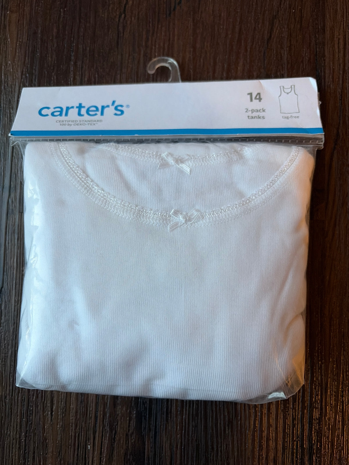 New 2 Under tanks 100% cotton - size Youth - 12 (L)
